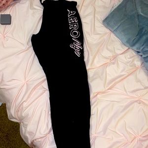 Sweatpants black Aeropostale